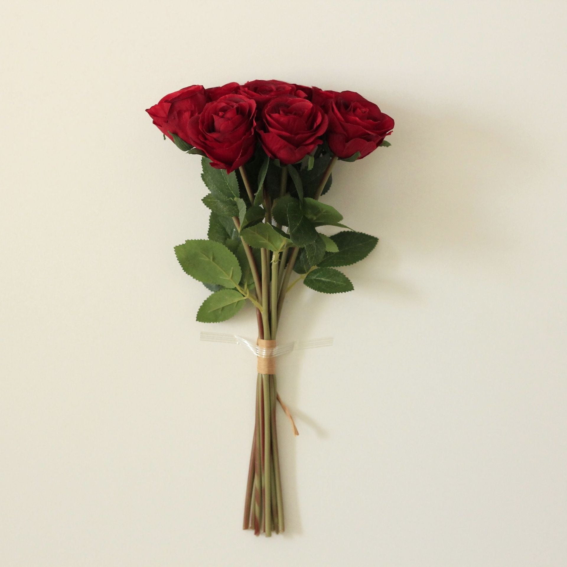Artificial Rose Bouquet (8 Stems) – Ideal for Home Decor, Bridal Bouquets, and Silk Floral Arrangements