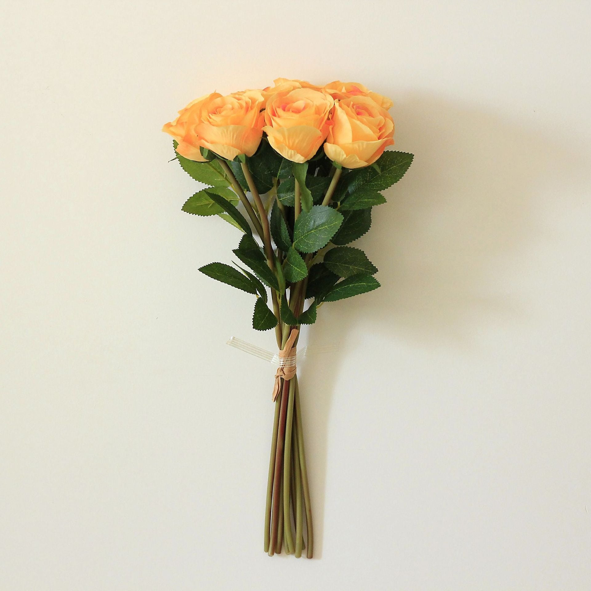 Artificial Rose Bouquet (8 Stems) – Ideal for Home Decor, Bridal Bouquets, and Silk Floral Arrangements