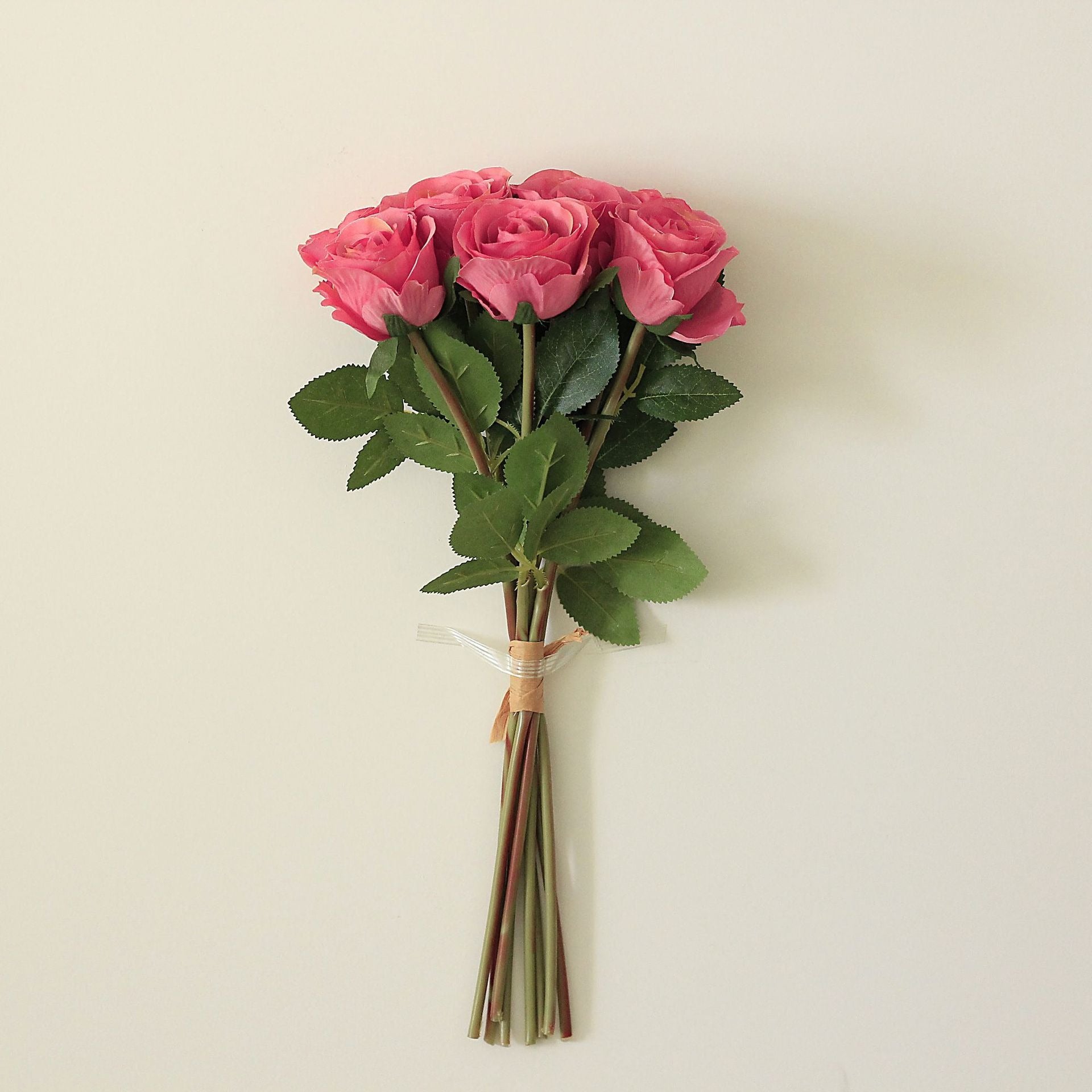 Artificial Rose Bouquet (8 Stems) – Ideal for Home Decor, Bridal Bouquets, and Silk Floral Arrangements