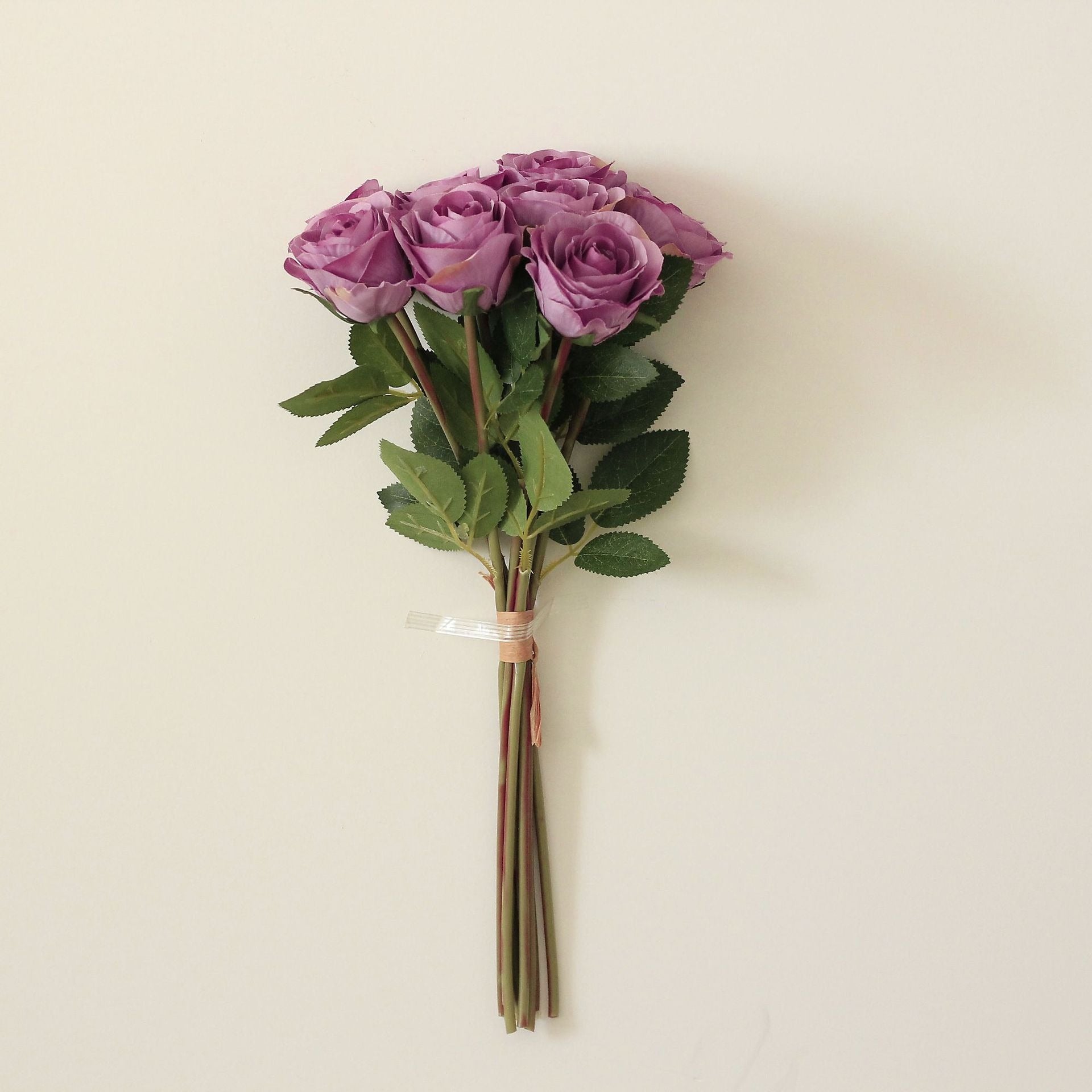 Artificial Rose Bouquet (8 Stems) – Ideal for Home Decor, Bridal Bouquets, and Silk Floral Arrangements