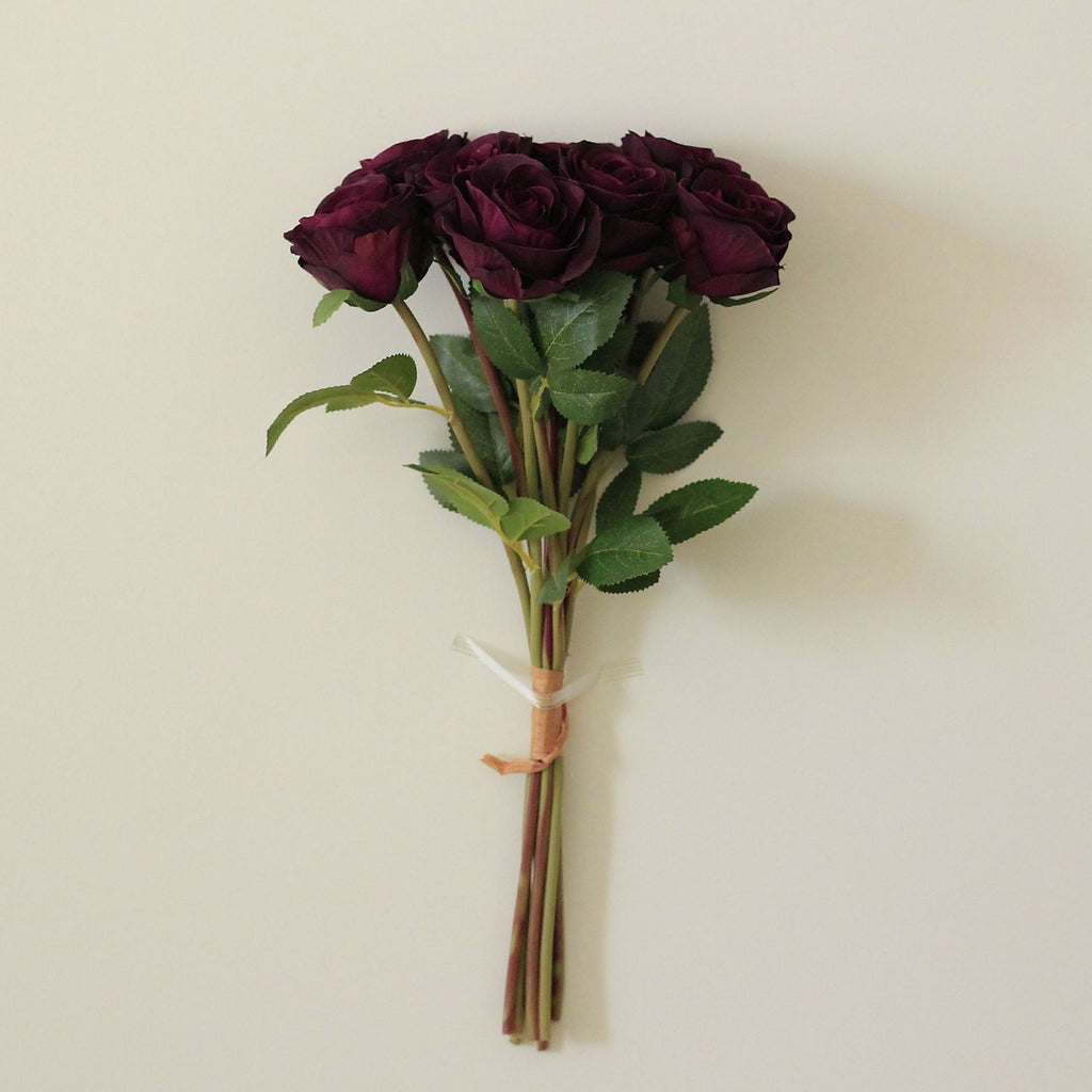 Artificial Rose Bouquet (8 Stems) – Ideal for Home Decor, Bridal Bouquets, and Silk Floral Arrangements