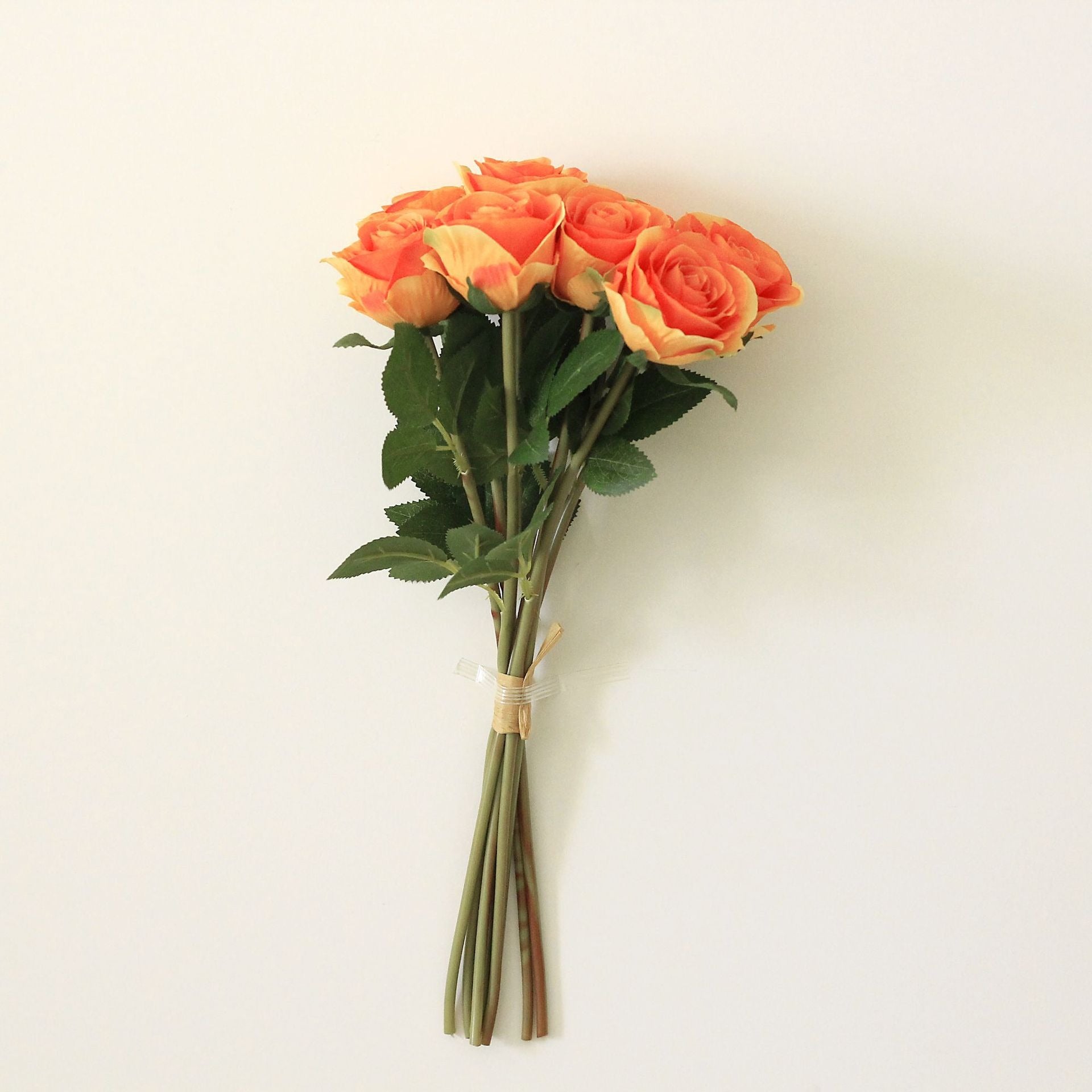 Artificial Rose Bouquet (8 Stems) – Ideal for Home Decor, Bridal Bouquets, and Silk Floral Arrangements