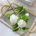 Single-stem Artificial Camellia / Gardenia Spray