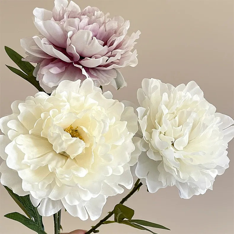 Peony Artificial Flower Bouquet – Ideal for Home Decor, Photography Props, and Wedding Arrangements