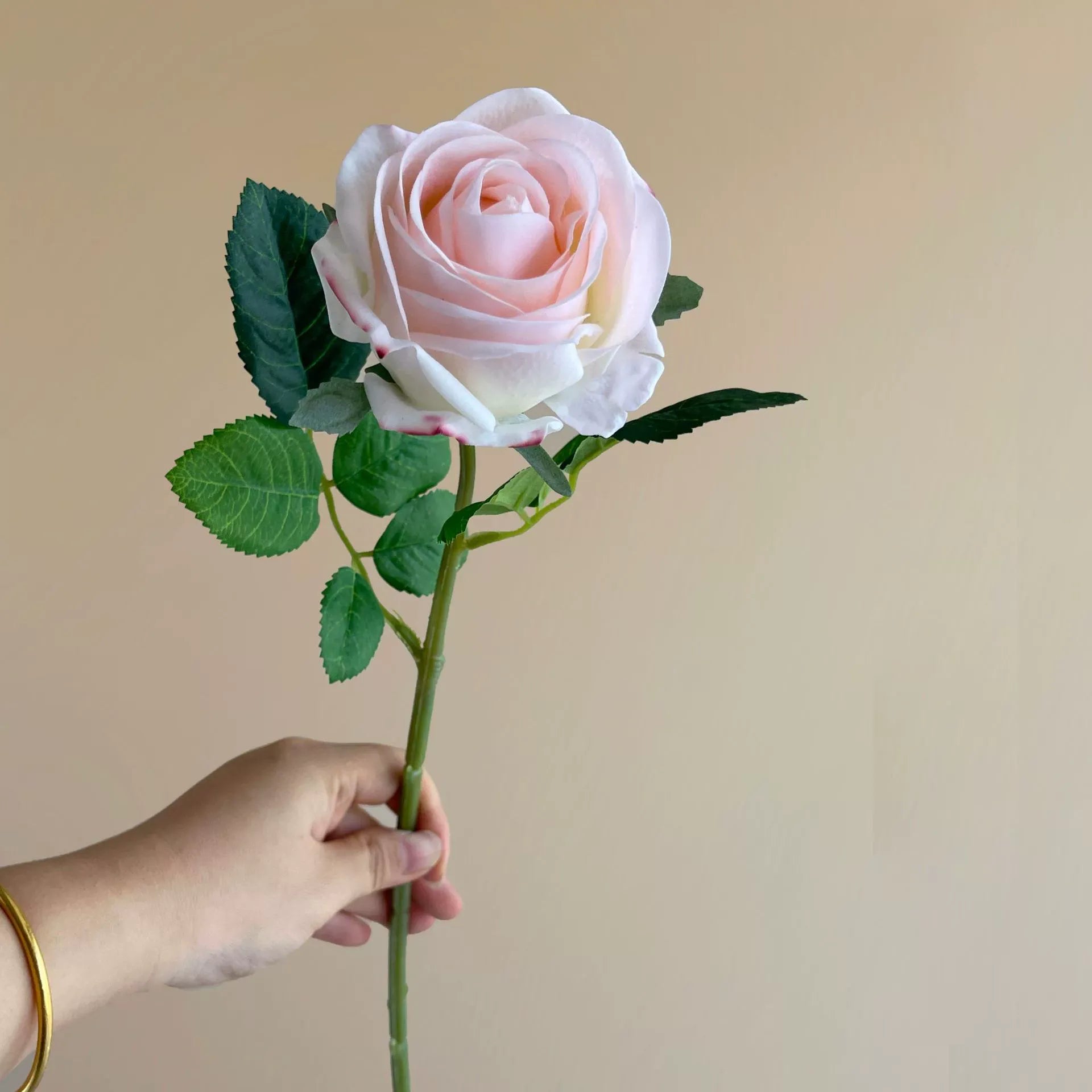 Set of 10 Large Rosebuds (Moist-Touch/Preserved-Look Artificial Flowers)