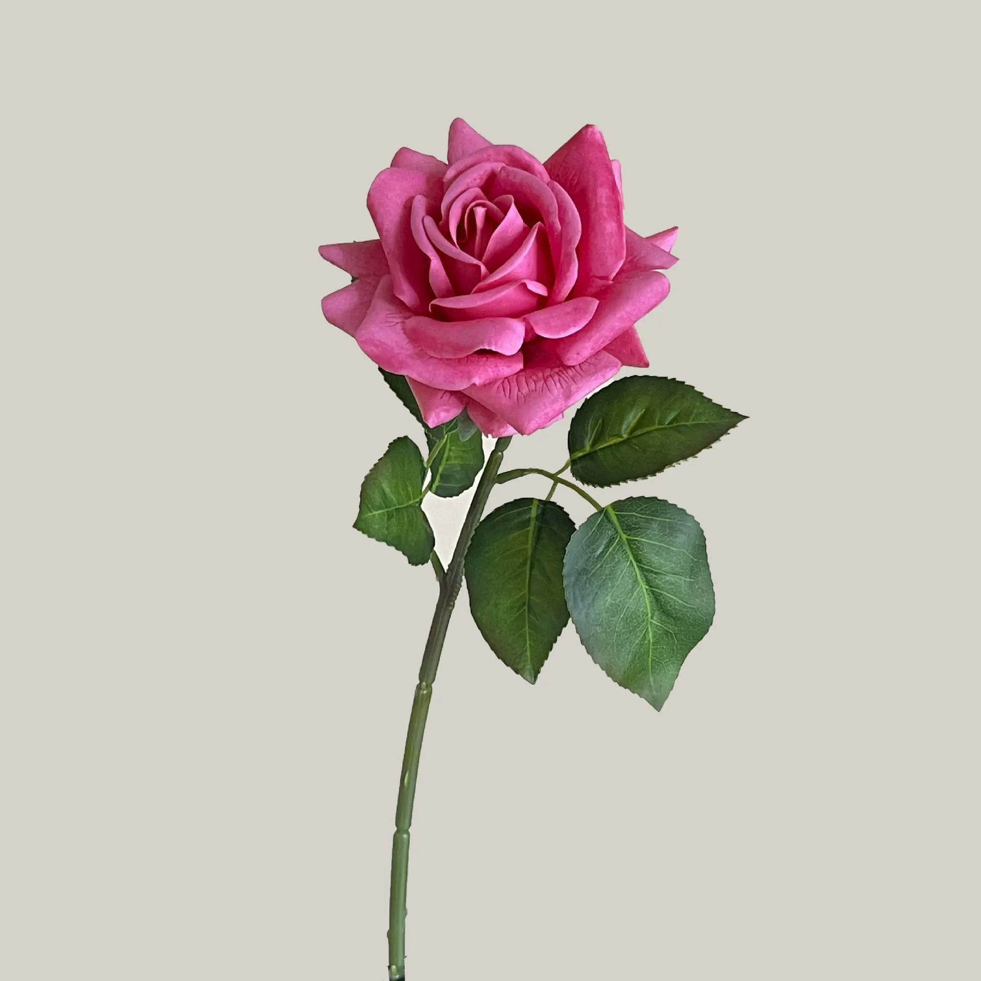 Moist-Touch Artificial Rose – Single-Stem Decorative Flower