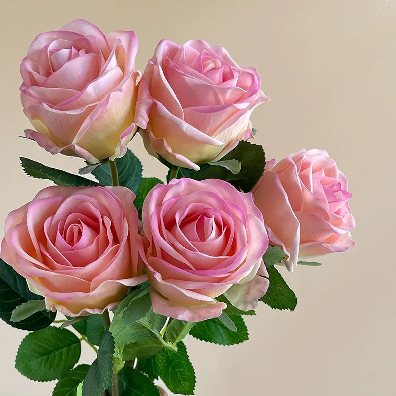 Set of 10 Large Rosebuds (Moist-Touch/Preserved-Look Artificial Flowers)