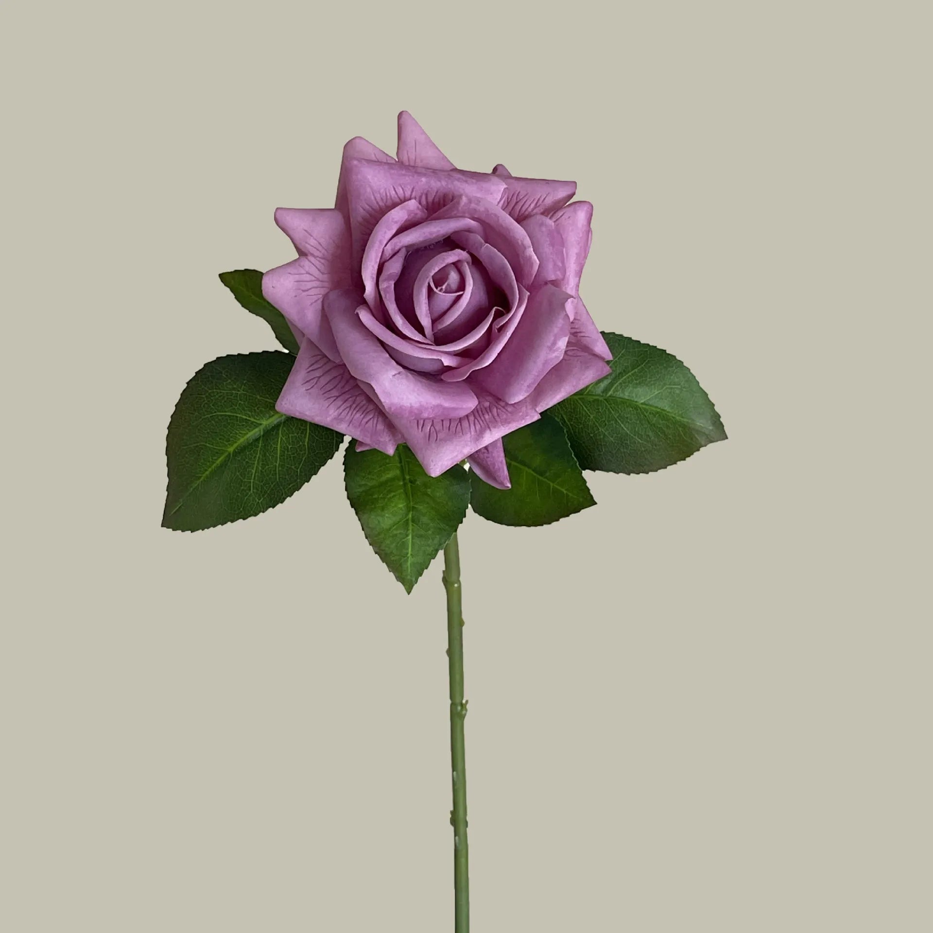 Moist-Touch Artificial Rose – Single-Stem Decorative Flower
