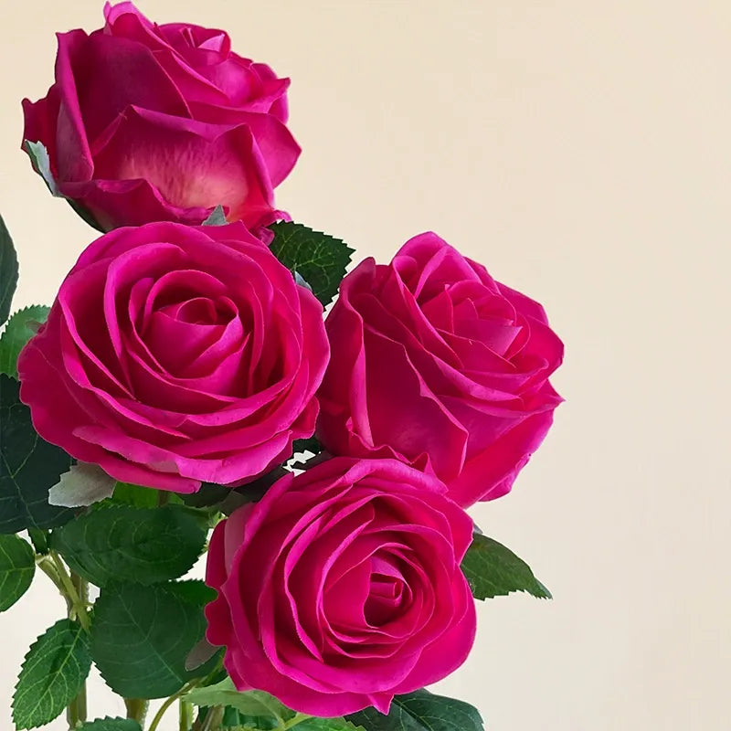 Set of 10 Large Rosebuds (Moist-Touch/Preserved-Look Artificial Flowers)